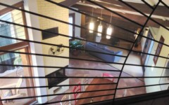 Vue sur le salon salle à manger 